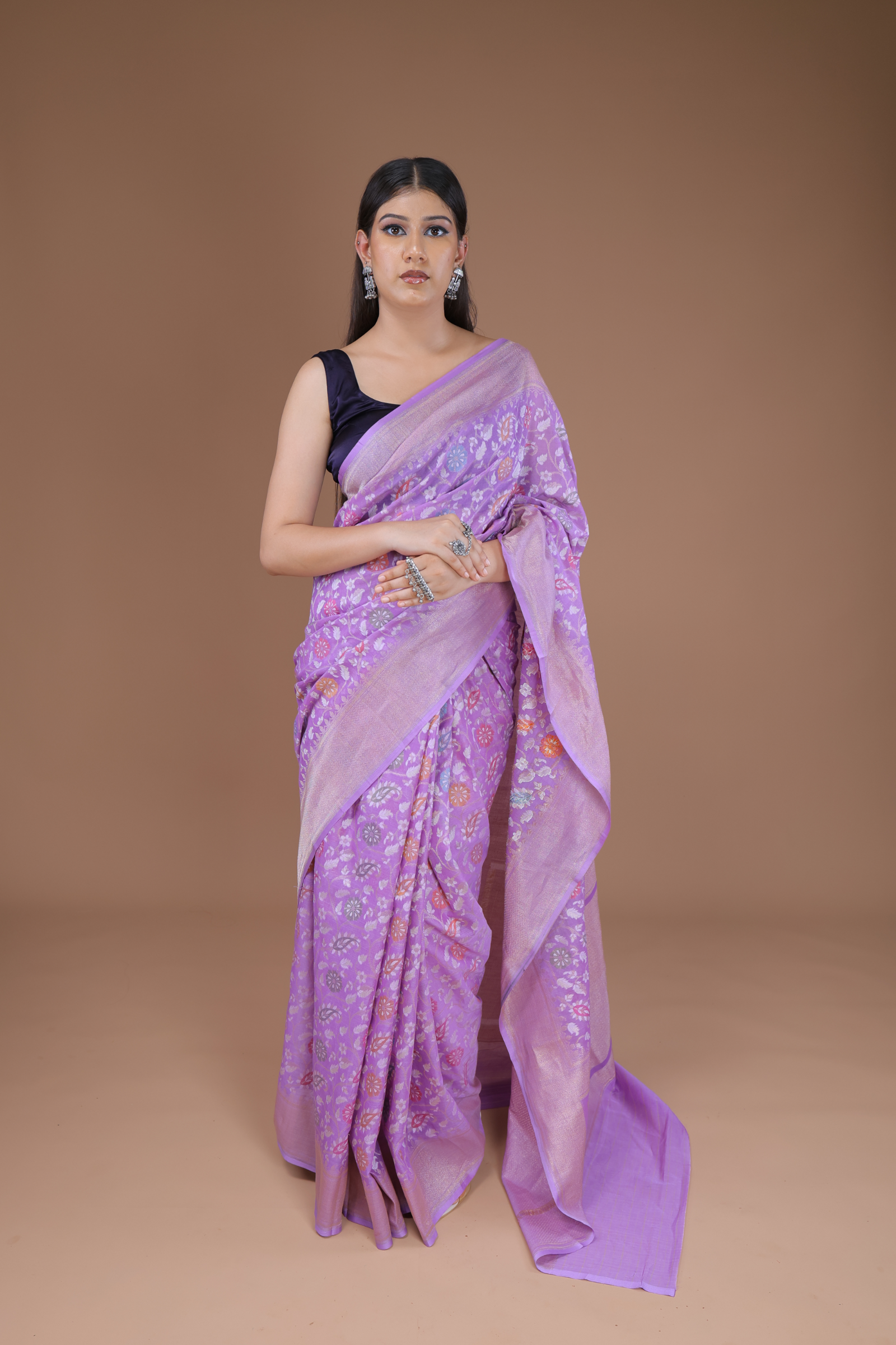 Banarasi Handwoven Jamdani Sari