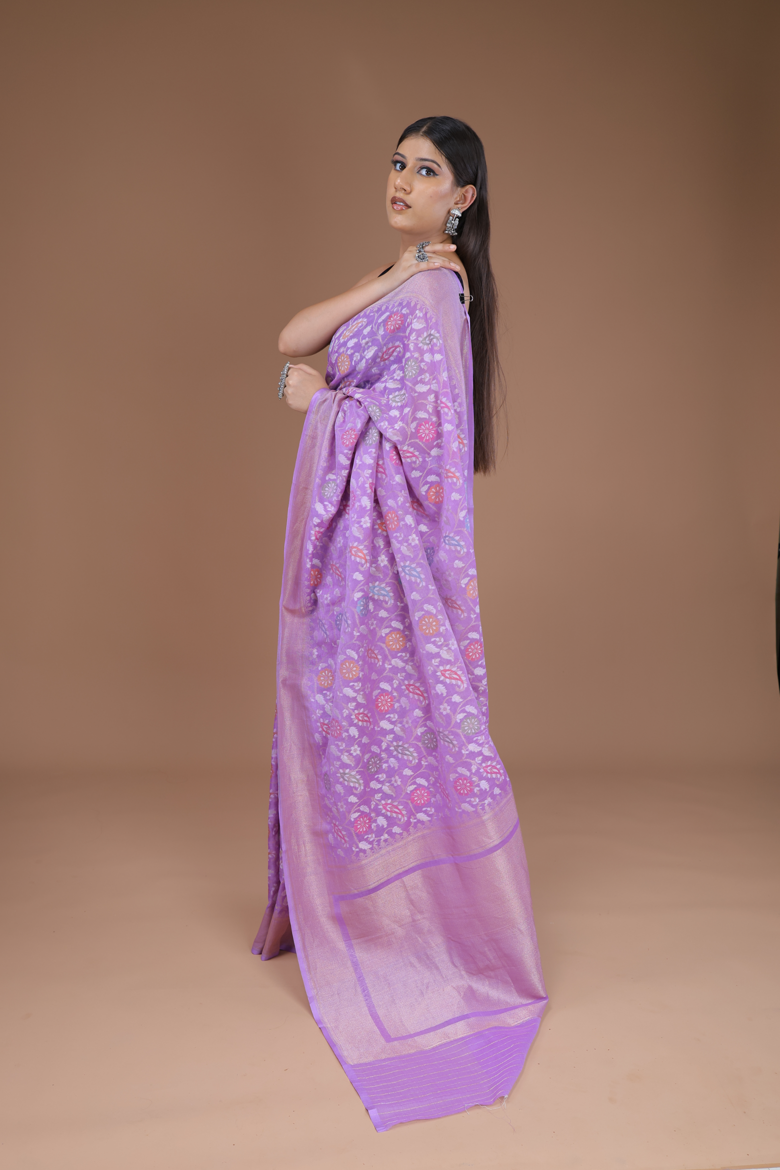 Banarasi Handwoven Jamdani Sari