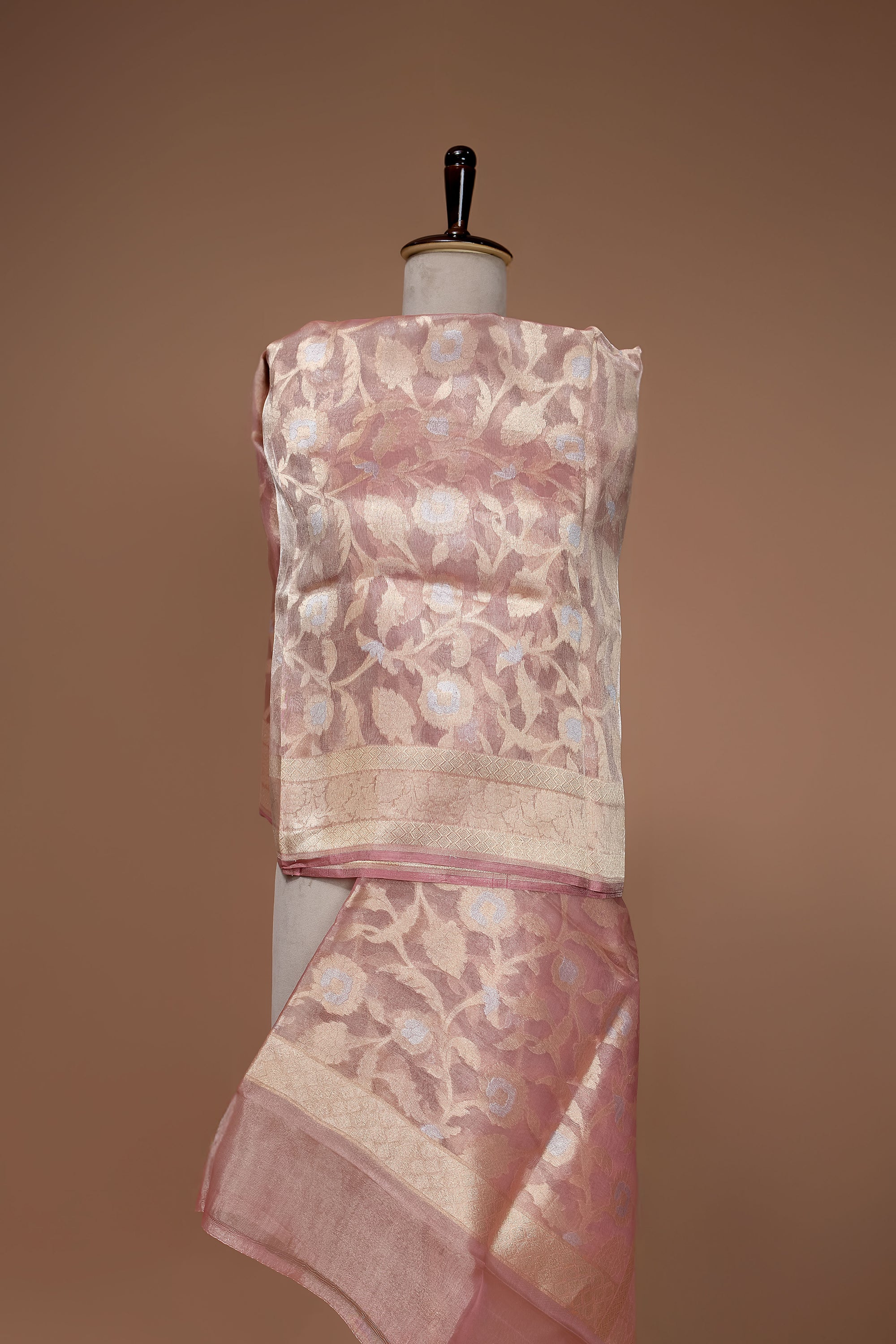 Banarasi Handwoven Tissue Organza Dupatta