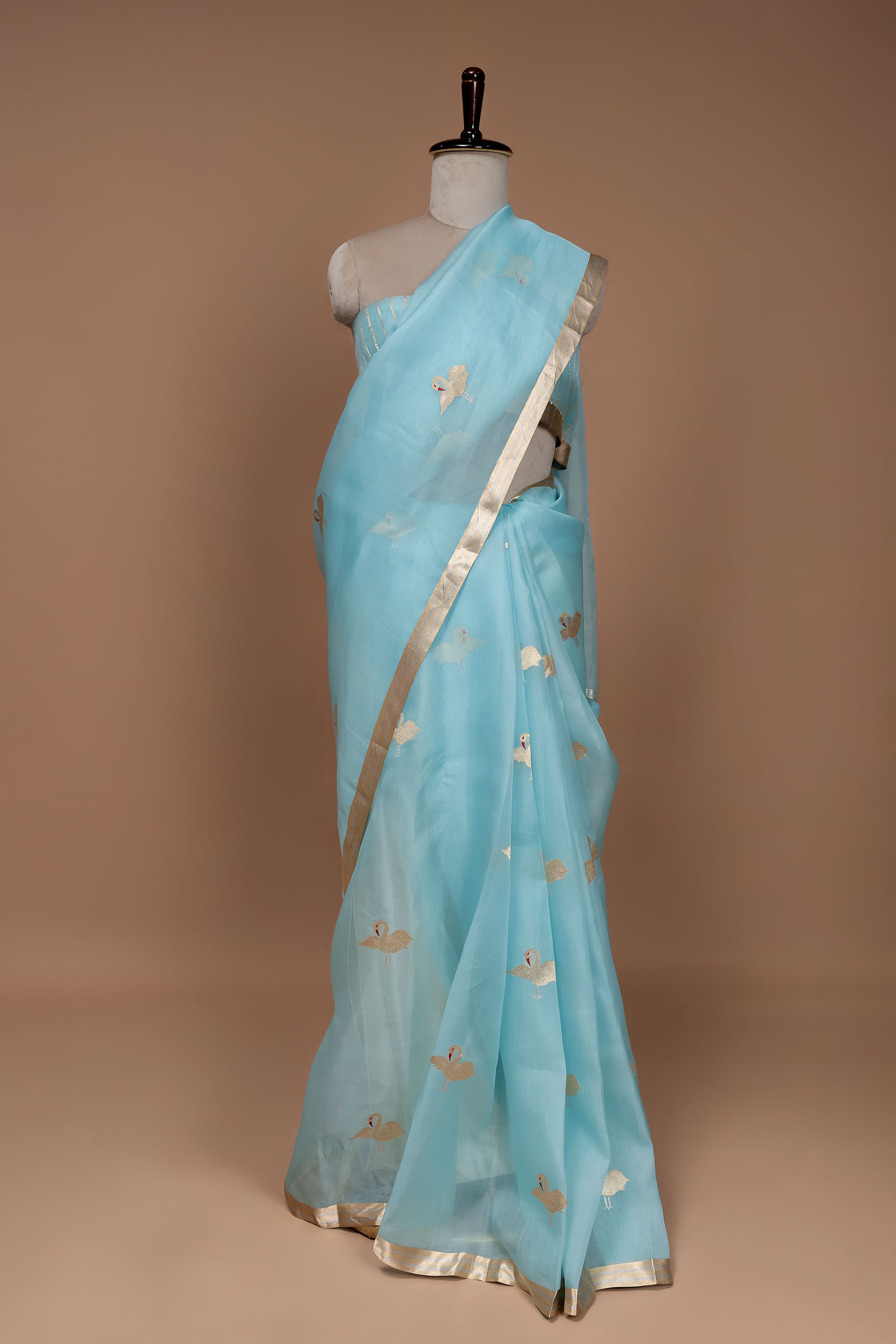 Banarasi Handwoven Organza Sari