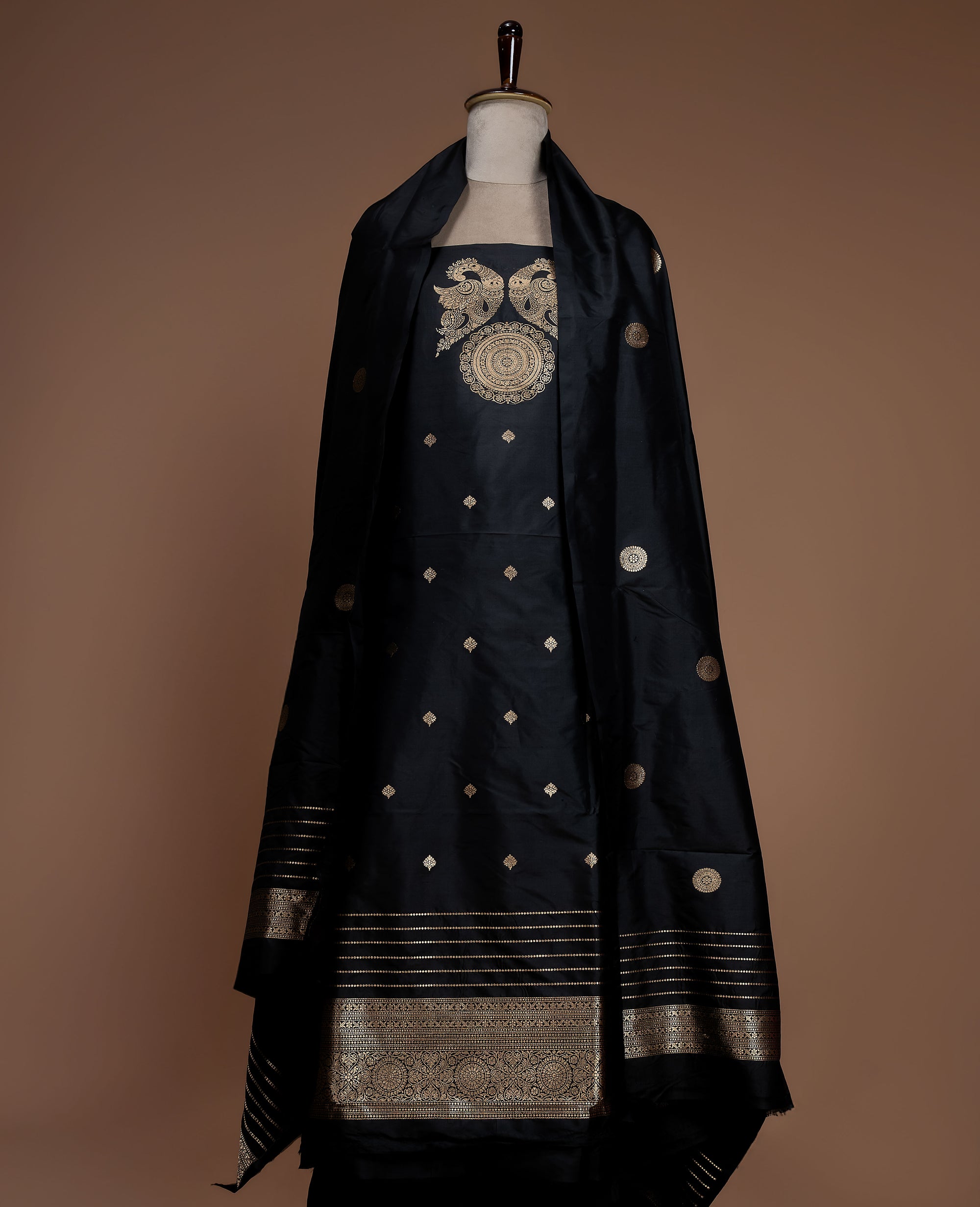 Banarasi Handwoven Silk Suit Fabric
