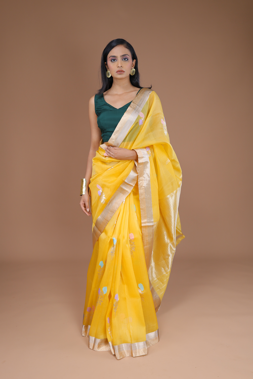 Banarasi Handwoven Organza Sari