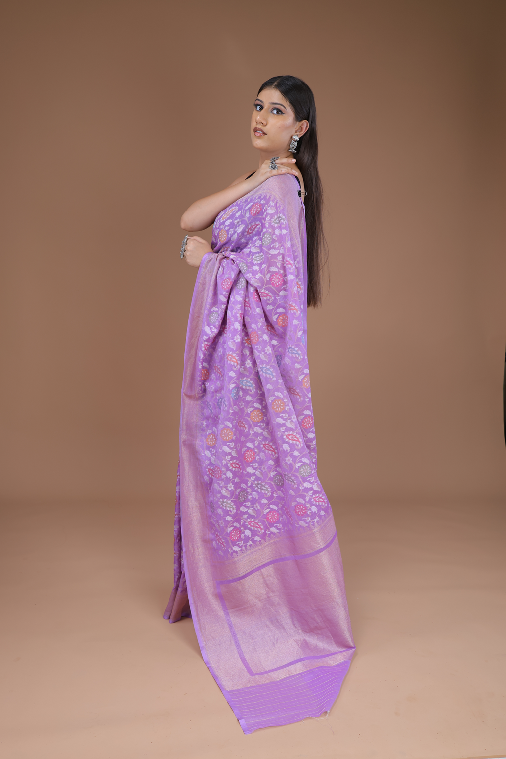 Banarasi Handwoven Jamdani Sari