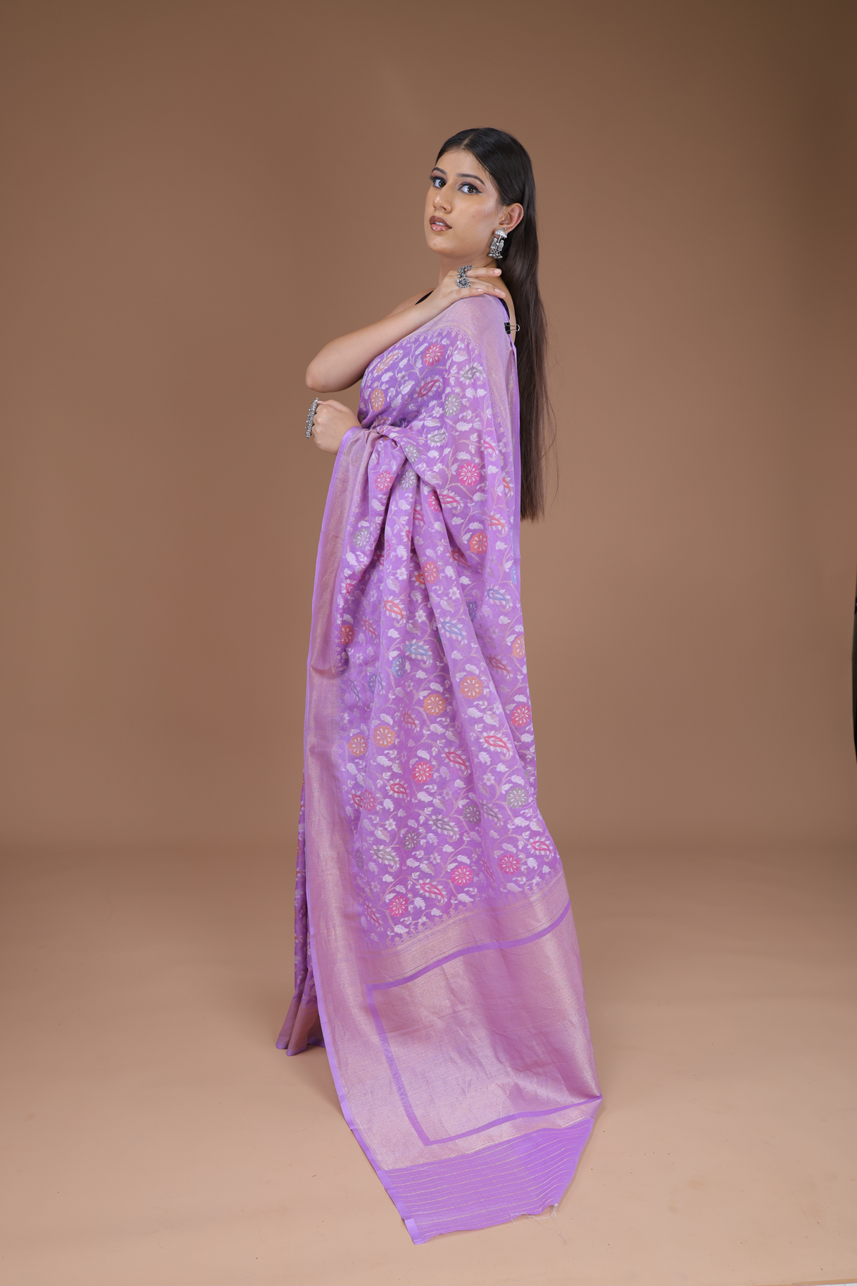 Banarasi Handwoven Jamdani Sari