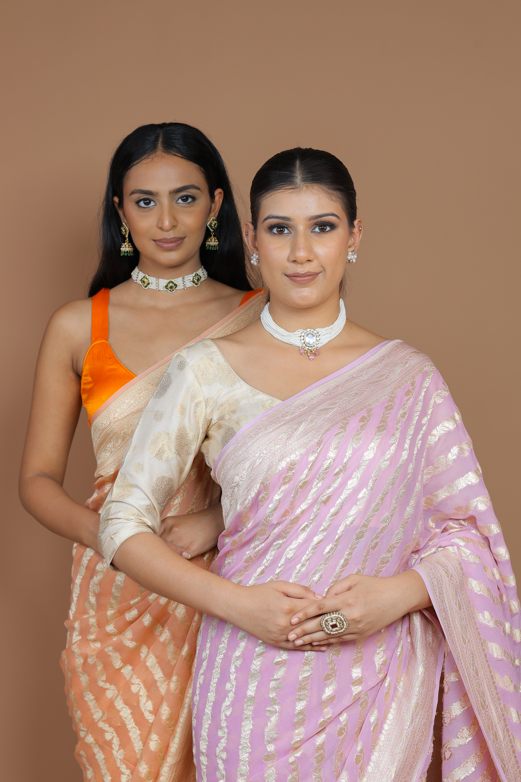 Banarasi Handwoven Khaddi Georgette Sari