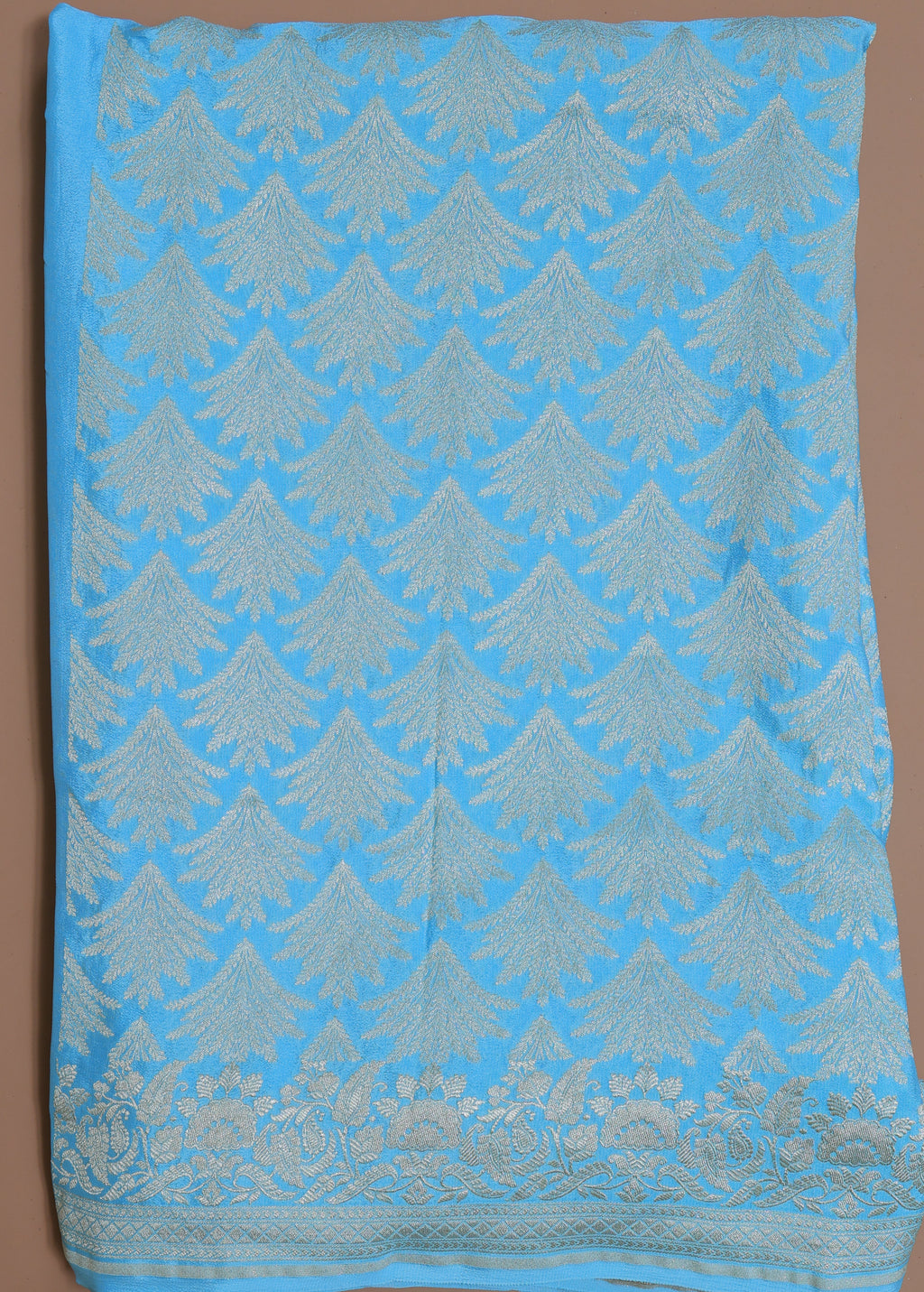 Banarasi Handwoven Crepe Georgette Sari
