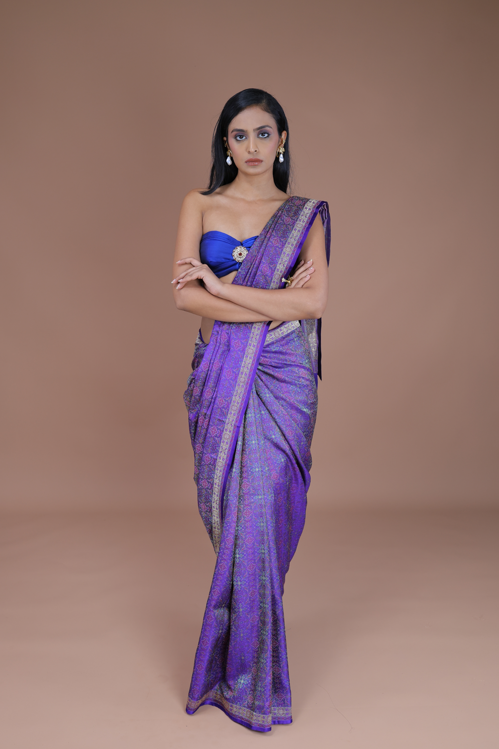 Handwoven Jamawar Sari