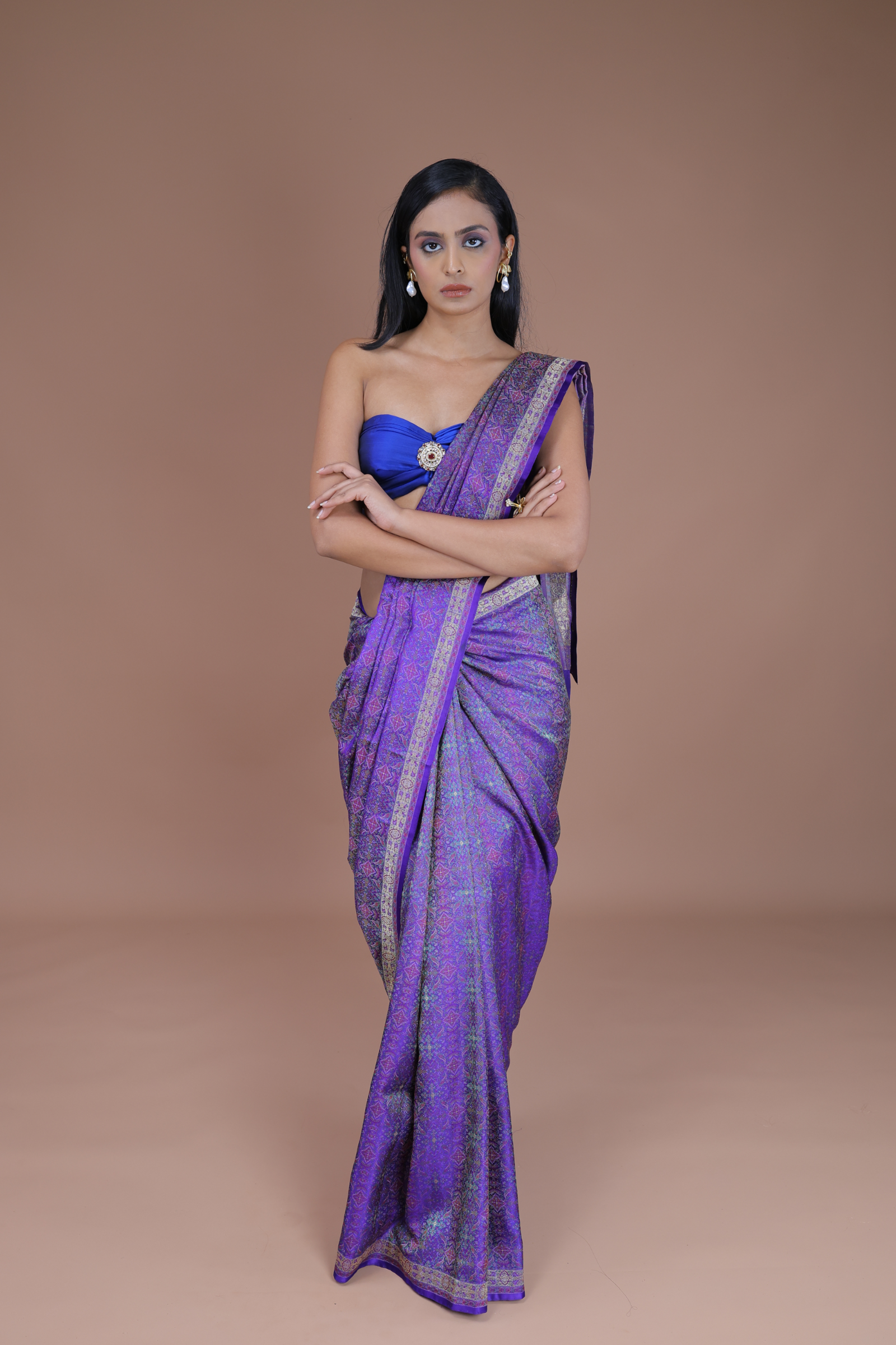 Handwoven Jamawar Sari