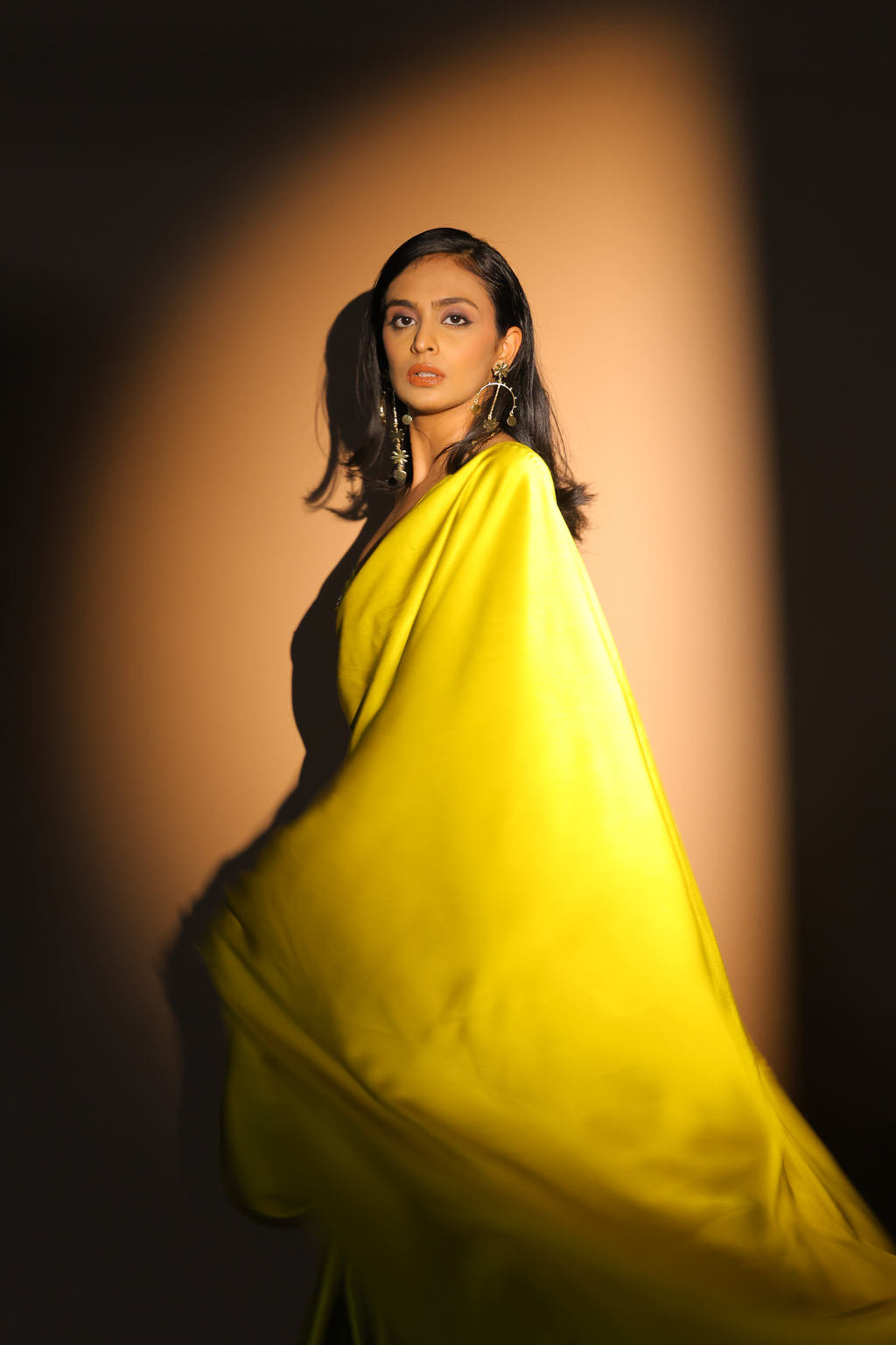 Handwoven Satin Silk Sari