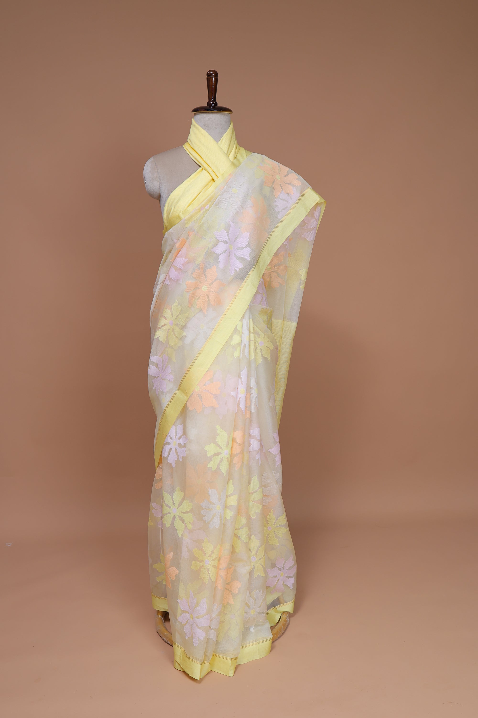 Banarasi Handwoven Organza Uchiyant Weave Sari