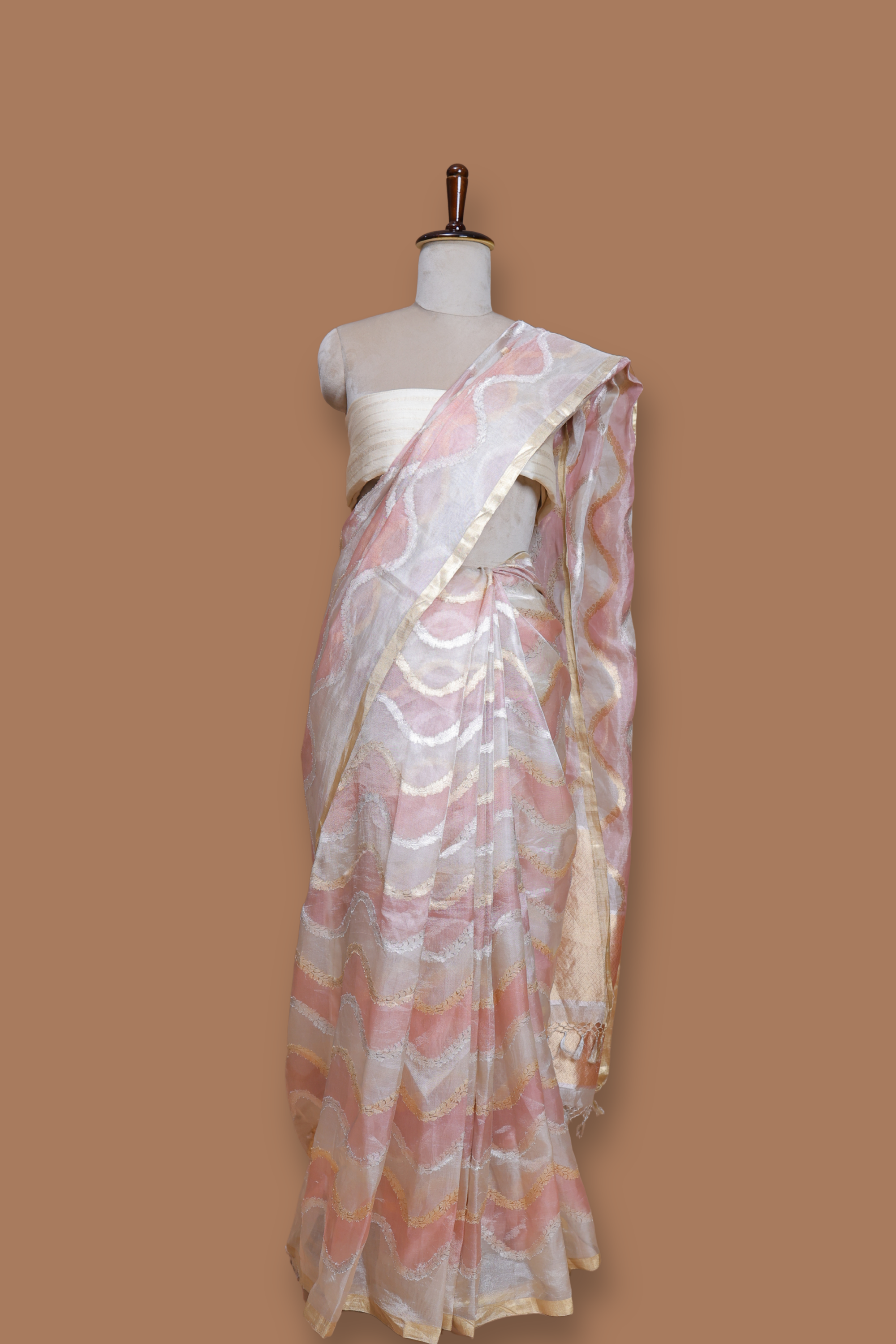 Banarasi Handwoven Organza Sari