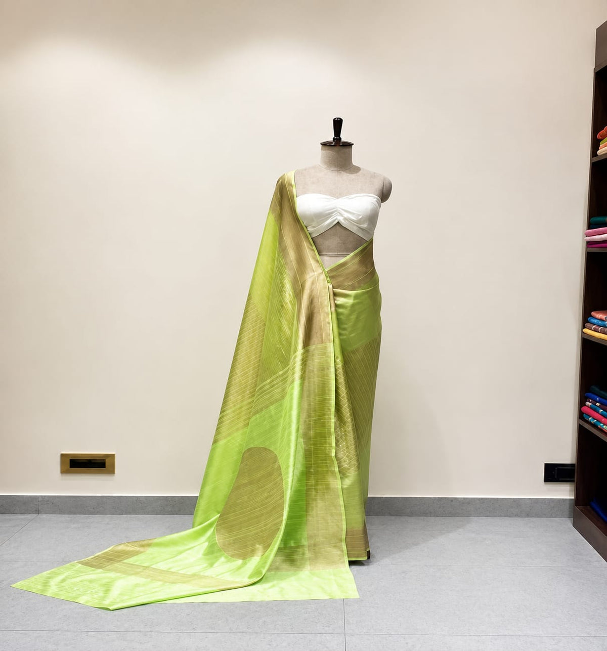 Handwoven Tissue & Summer Dupion Silk Contemporary Saree
